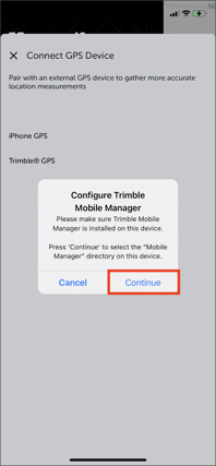 ios trimble 3 border